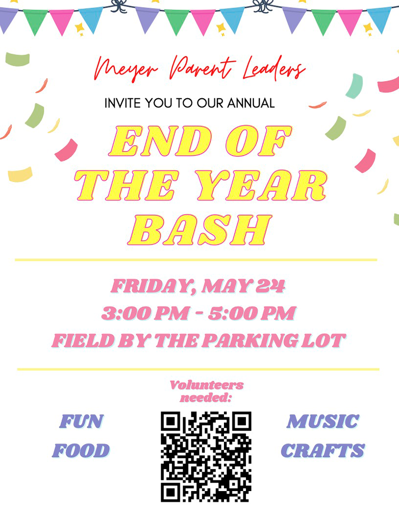 Flyer: Meyer End of the Year Bash