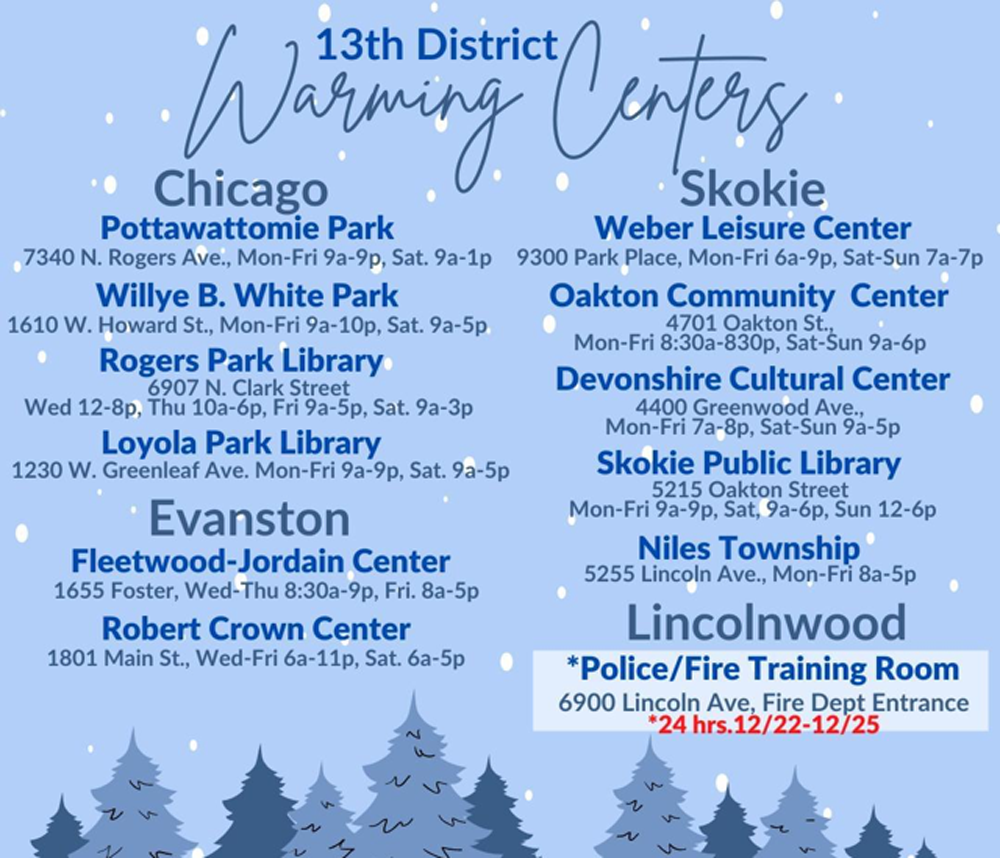 graphic of warming centers