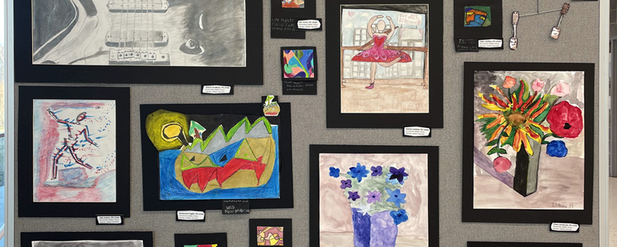 McCracken student works on display at the SOAR Exhibit
