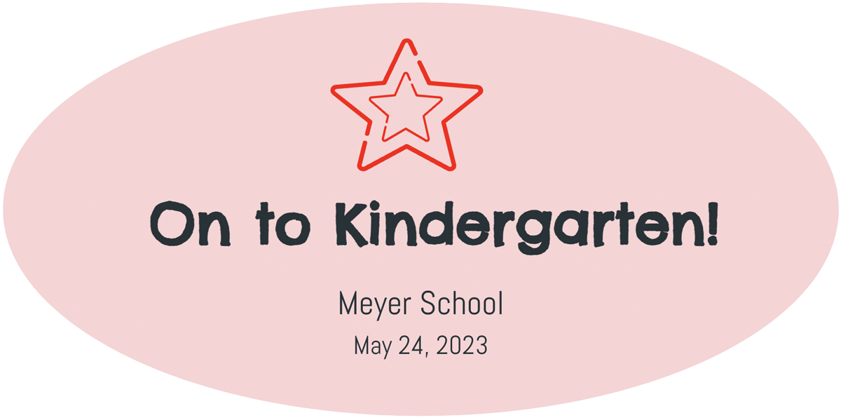 On to Kindergarten