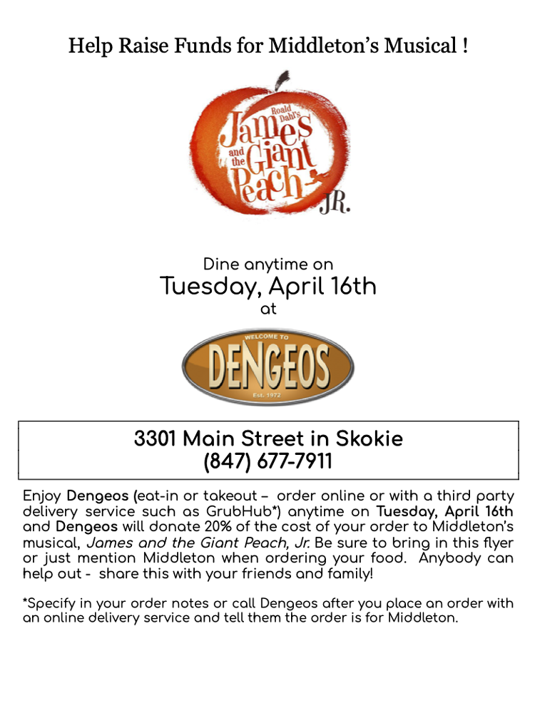 FLYER: Dengeos DineOut