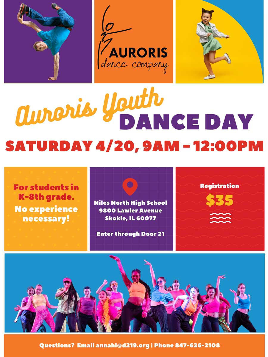 Flyer: Auroris Youth Dance Day